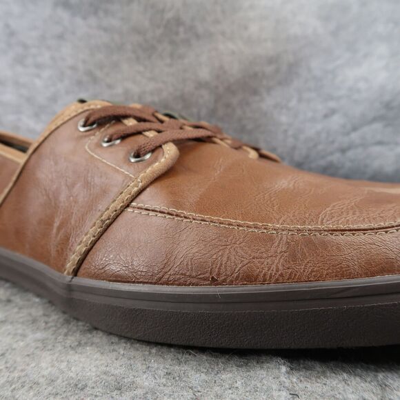 Call It Spring Shoes Mens 13 Casual Oxford Sneaker Chukka Lace Up Classic Brown - Picture 2 of 15